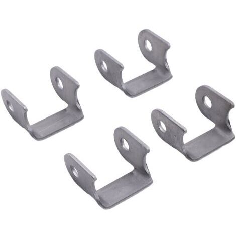 Kit de 100 soportes de montaje para balancines de amortiguadores, fabricados en acero aleado, con fijación segura, aptos para vehículos todoterreno, ATV, karts y UTV. (1/4)