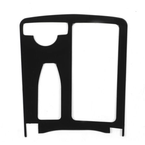 Embellecedor del portavasos de la consola central 2046800307, repuesto resistente a los arañazos para Mercedes-Benz Clase C W204 2007-2014, negro brillante. (1/4)