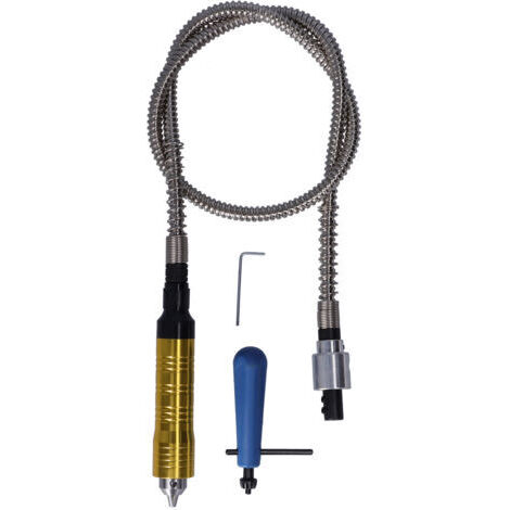 Cable de extensión de eje flexible para amoladora, mango de mandril, adaptador de pulidora eléctrica, accesorios (1/4)