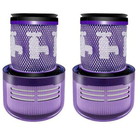 Juego de 2 filtros de repuesto lavables para aspiradora inalámbrica Dyson V12 Detect Slim 971517-01 (1/4)