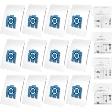 Bolsas para aspiradora HyClean 3D FJM para Miele (12 bolsas, 2 filtros de motor, 2 filtros de escape) Bolsas para aspiradora Miele GN XXL Pack, Alternativa para Miele 9917730 GN HyClean 3D (1/5)