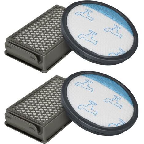 Filtro HEPA para aspiradoras ciclónicas compactas Rowenta/Moulinex/Tefal, accesorio de sistema de filtración de repuesto ZR005901 (2 unidades) (1/4)