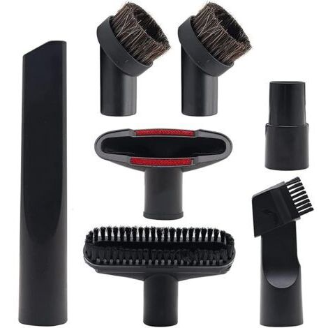 Juego de boquillas para aspiradora de 32-35 mm Accesorio para aspiradora Accesorios universales para aspiradora Boquilla para tapicería Boquilla para colchones Boquilla para ranuras Compatible con (1/4)