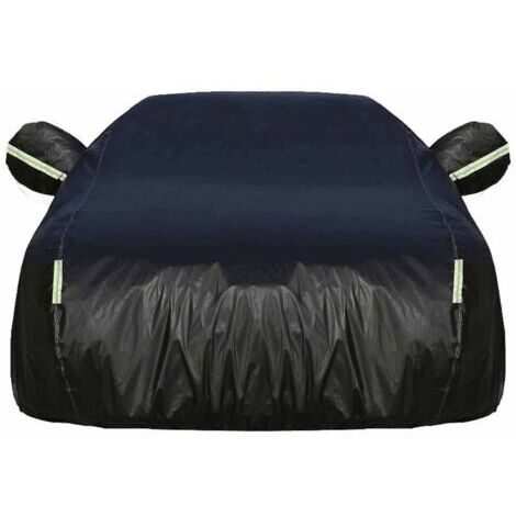 Funda impermeable para coche de 190t, compartimento abierto, forro de algodón transpirable, resistente a los rayos UV, al polvo y a la nieve, 4.91.81.5 (1/5)
