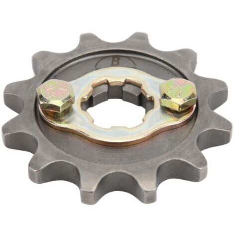 Piñón delantero de cadena 530 con eje de aleación de hierro de 0,8 pulgadas para motocicleta, moto de cross, ATV, kart y quad.