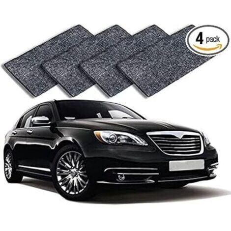 Paño Nano Sparkle, 4 piezas, 2023 Nanosparkle Antiarañazos, Paño para reparar arañazos de coche, Paño multifuncional para pulir superficies, Paño para pulir y reparar arañazos de coche (1/5)