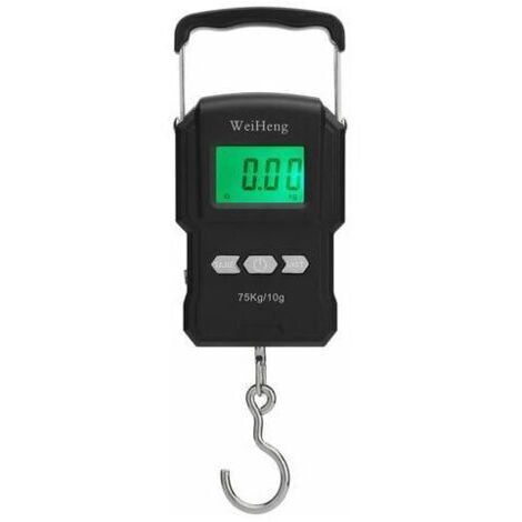 Balanza electrónica retroiluminada con cinta métrica, 75 kg / 10 g (1/5)