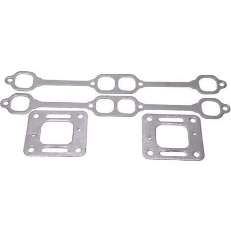 Junta del colector de escape 5735 de grafito, repuesto para motores Mercruiser 5.0 y 5.7 (mediados de 1980-2002) (1/4)