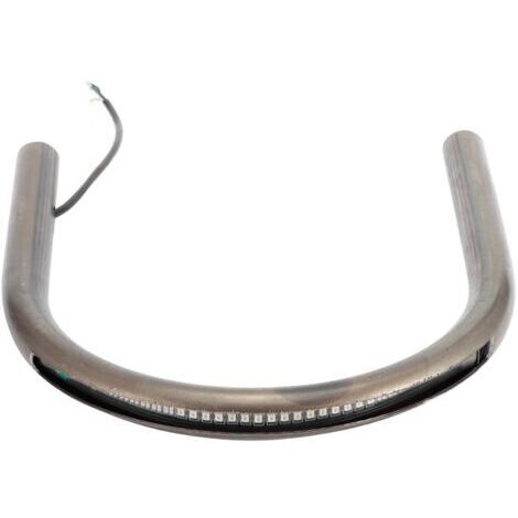 Estructura de aro de asiento trasero, para tubo plano estilo Cafe Racer, apta para Honda con intermitente de freno, 230 mm (1/4)
