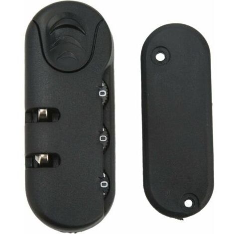 Candado de seguridad para maleta, candado de combinación para equipaje, combinación de 3 dígitos, código de combinación de alta seguridad, candado de repuesto para equipaje de viaje, adecuado para mal (1/5)