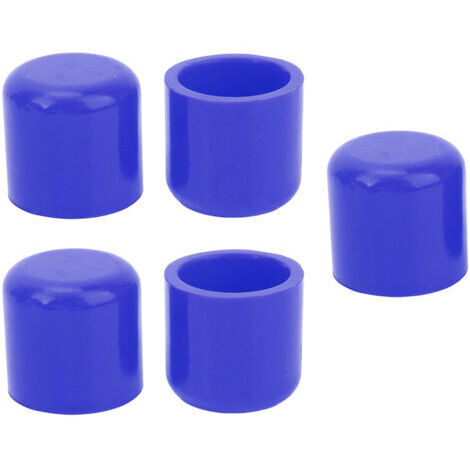 Tapón para manguera de vacío de admisión de 30 mm, resistente a la abrasión, 5 piezas, tapa de sellado de silicona flexible y duradera para manguera de radiador (azul) (1/4)