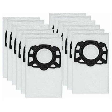 Bolsas para aspiradora, 12 bolsas KFI 357 para aspiradoras Kärcher KWD1, KWD2, KWD3, WD2 Plus, WD3, SE 4001, SE 4002, 2.863-006.0 (1/4)