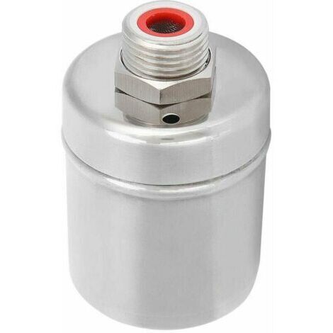 Regulador de nivel de piscina, válvula de bola flotante de 1/2 pulgada, tanque de control automático de nivel de agua, válvula de bola flotante de acero inoxidable (1/5)