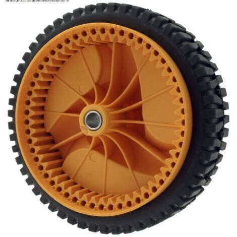 Rueda para cortacésped McCulloch de 196 mm, números de pieza 5324025-67 y 5324029-36. (1/5)