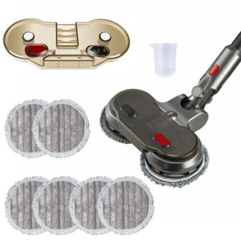 Accesorio de fregado para aspiradoras Dyson V11, V10, V15, V8 y V7 accesorio de fregado para Dyson con depósito de agua, luz LED y 6 almohadillas de fregado lavables. (1/5)