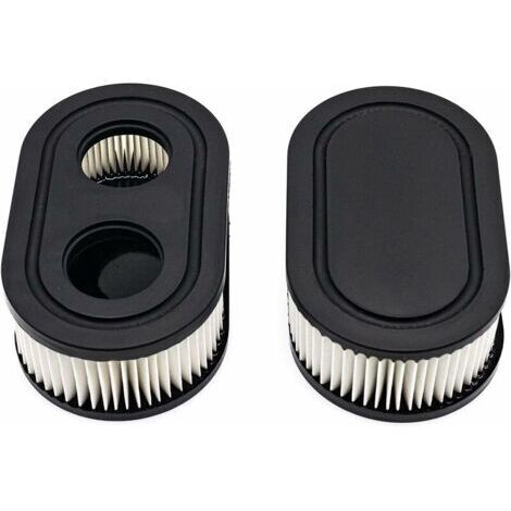 Filtro de 2 piezas para cortacésped, repuesto Briggs & Stratton, filtro de aire para cortacésped, filtro de aire del motor, reemplaza los números de pieza del motor del cortacésped: 798452, 593260, 54 (1/5)