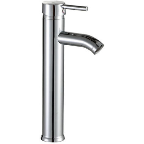 Grifo monomando de acero inoxidable para lavabo de baño, con dos mangueras grifo mezclador alto para lavabo grifo mezclador alto para lavamanos grifo mezclador alto para lavabo (1/5)