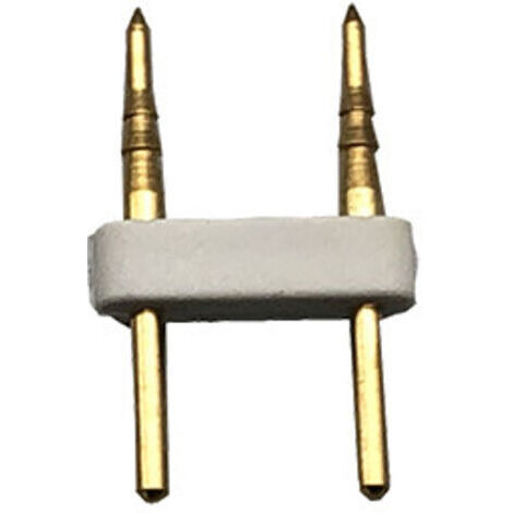 Tira de LED monocromática con conector de 2 pines, 220 V CA, corte cada 25/100 cm (10 unidades) (1/2)
