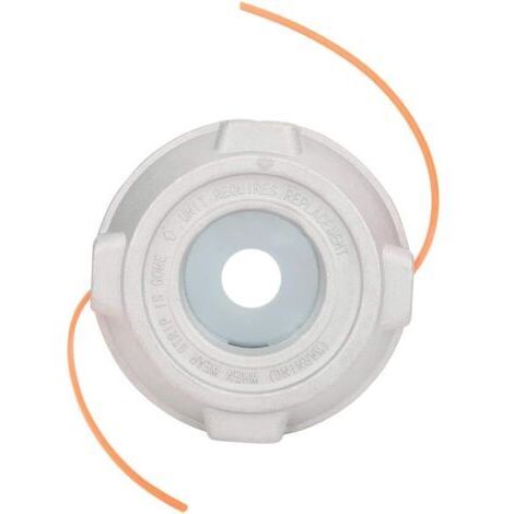 Cabezal universal para desbrozadora, cabezal de aluminio plateado de 135 mm / 5,3 pulgadas (1/5)