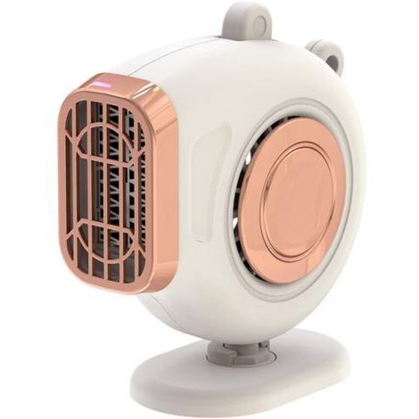 Calefactor automático con forma de taza, ventilador de aire caliente, ventilador eléctrico, desempañador de parabrisas, descongelador giratorio y plegable, portátil (1/5)