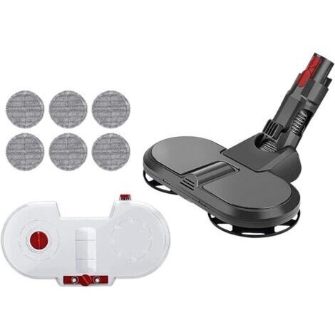 Fregona eléctrica con depósito de agua para aspiradoras Dyson V7, V8, V10 y V11, incluye 6 mopas. (1/5)