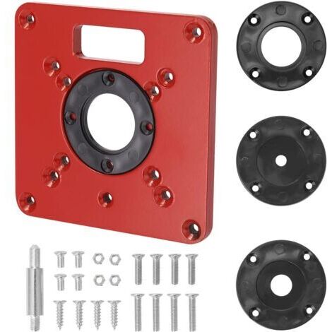 Mesa de fresado multifuncional, placa de inserción, bancos de trabajo de aluminio para carpintería, fresadora de madera, modelos de recortadoras, máquina de grabado