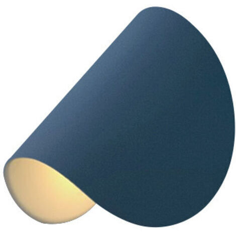 Aplique de pared LED moderno, aplique giratorio, luz para tocador de baño, aplique de pared para dormitorio, sala de estar, pasillo, escaleras, patio y jardín - Azul - Luz cálida (1 unidad) (1/4)