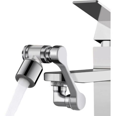 Aireador de grifo, filtro para grifo de ducha de mano para fregadero de cocina, baño, giratorio multiángulo, 2 modos de agua ajustables con elemento filtrante. (1/5)