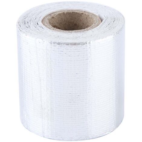 Cinta adhesiva reflectante de aluminio plateado para coches, 5 m x 5 cm, protección contra el calor. (1/5)