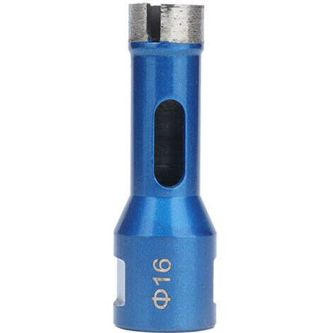 Sierra de corona para mármol de 16 mm, perforación rápida, gran capacidad de corte, herramientas de corte (1/5)