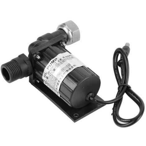 Bomba de agua sumergible de 12 V y 10 W, caudal de 0,45 m³/h, altura de elevación de 3 m, bajo nivel de ruido (≤40 dBA), para acuarios y fuentes. (1/5)