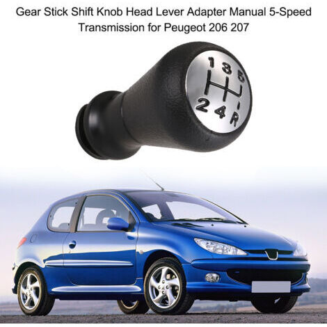 Adaptador de palanca de cambios para caja de cambios manual de 5 velocidades, repuestos para Peugeot 206 y 207. (1/5)