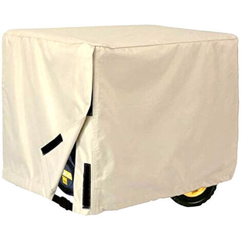 Funda protectora para generador eléctrico, impermeable y a prueba de polvo, para jardín y patio exterior (Beige) (1/5)