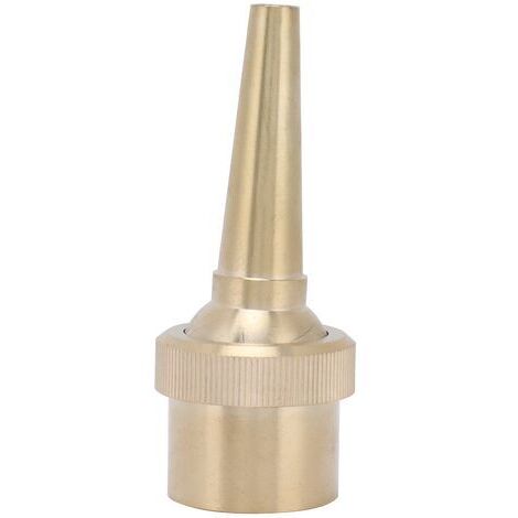 Boquilla de latón para fuente con rosca hembra, cabezal de chorro de agua direccional ajustable para paisajismo G3/4 25 mm (1/5)