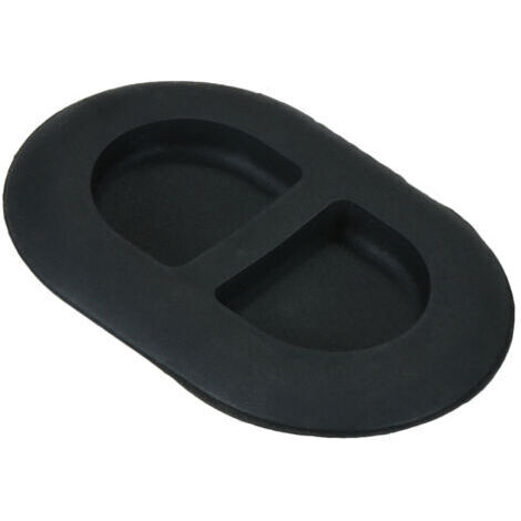 Juego de 4 tapones de drenaje de piso negros, pequeños tapones de goma para la carrocería trasera, adecuados para Wrangler JK JL (1/5)