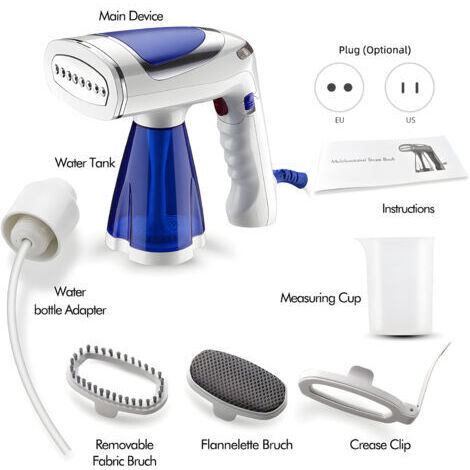 Vaporizador de ropa, vaporizador portátil de mano con depósito de agua ...