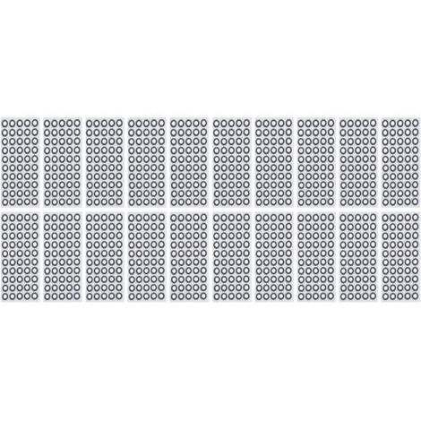 Marcador para escaneo 3D, diámetro interior 6 mm, diámetro exterior 10 mm, alta reflectividad, fuerte adhesión, punto de referencia de seguimiento, 1000 unidades. (1/5)