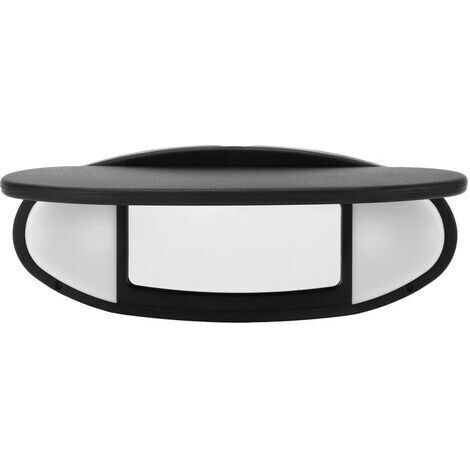 Parasol delantero con espejo de cortesía, antirreflejos, para una conducción segura, compatible con R55, R56 y R60 (2007-2014), negro. (1/5)