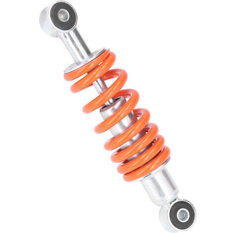 Amortiguador universal naranja para motocicleta, 195 mm, 1800 lb, apto para minimotos, scooters, ciclomotores y karts.