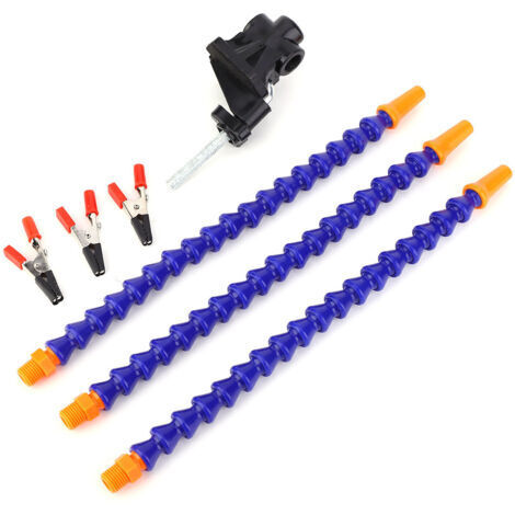 Soporte de soldadura flexible multifuncional azul de 3 brazos para reparación y fijación de placas de circuitos impresos. (1/5)