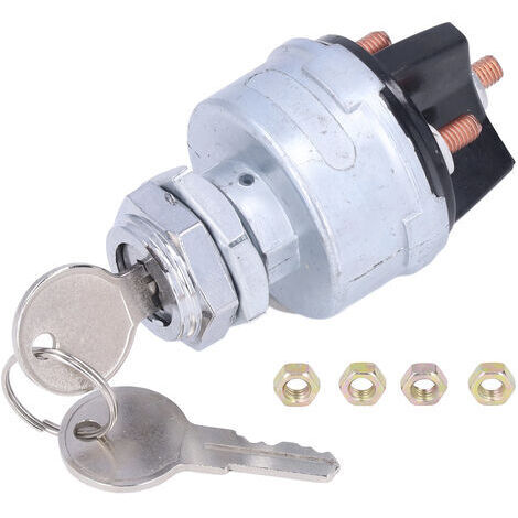 Interruptor de llave de encendido, 85936, 4 posiciones, larga vida útil, gran compatibilidad con automóviles, camiones y vehículos agrícolas. (1/5)