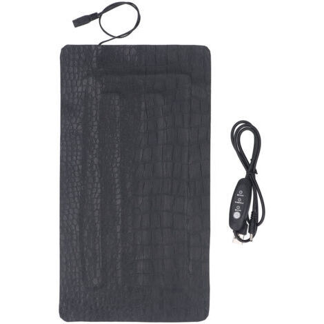 Manta térmica para plántulas, con ajuste de temperatura de 3 niveles, fabricada en cuero sintético PU, para plantas hidropónicas de interior, modelo 3318 (33 x 18 cm / 12,99 x 7,09 pulgadas). (1/5)