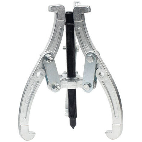 Extractor de engranajes de tres mordazas, 75 mm, fabricado en acero al carbono forjado, herramienta de desmontaje para cojinetes de poleas y volantes de inercia. (1/5)