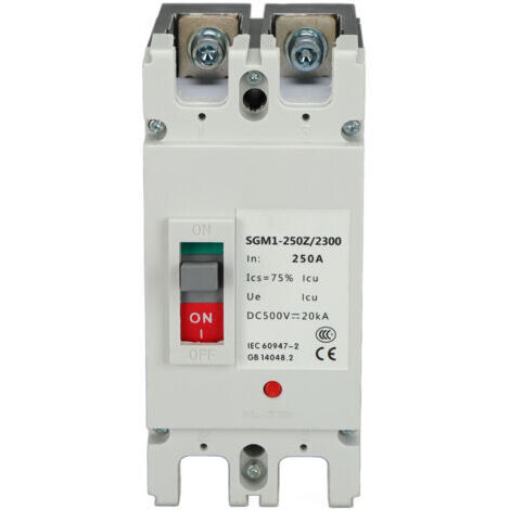 Interruptor automático MCCB 2P 250A 500V - Protección para ...