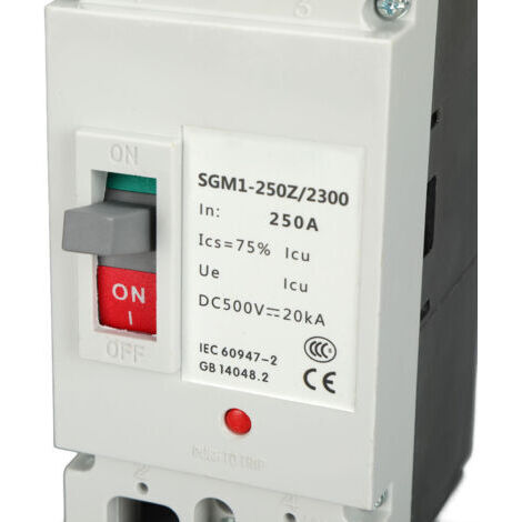 Interruptor automático MCCB 2P 250A 500V - Protección para ...