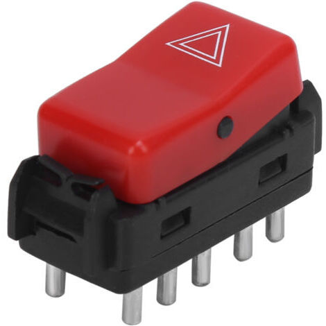 Interruptor rojo de intermitentes de emergencia 1248200110 para Mercedes W124 W201 W202 (1/5)