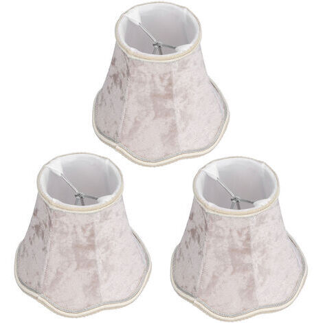 Pantallas de lámpara modernas con clip E14, 3 piezas, para lámparas de araña, lámparas de mesa, accesorio para el hogar, hotel, club KTV. (1/5)
