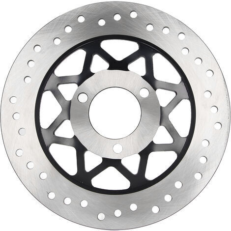 Disco de freno de disco, 260 mm de diámetro, montaje de 3 tornillos, frenado sensible para motocicletas y vehículos eléctricos. (1/5)