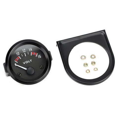 Voltímetro universal para coche de 12 V, medidor de voltaje de 52 mm/2 pulgadas, 8-16 V BX100007 (1/5)