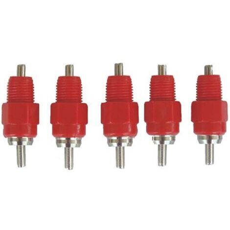 bebederos de tetina para pollos, suministros para aves de corral, estilo tornillo. (1/5)